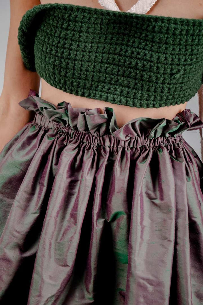 Seta Skirt Lotus Green