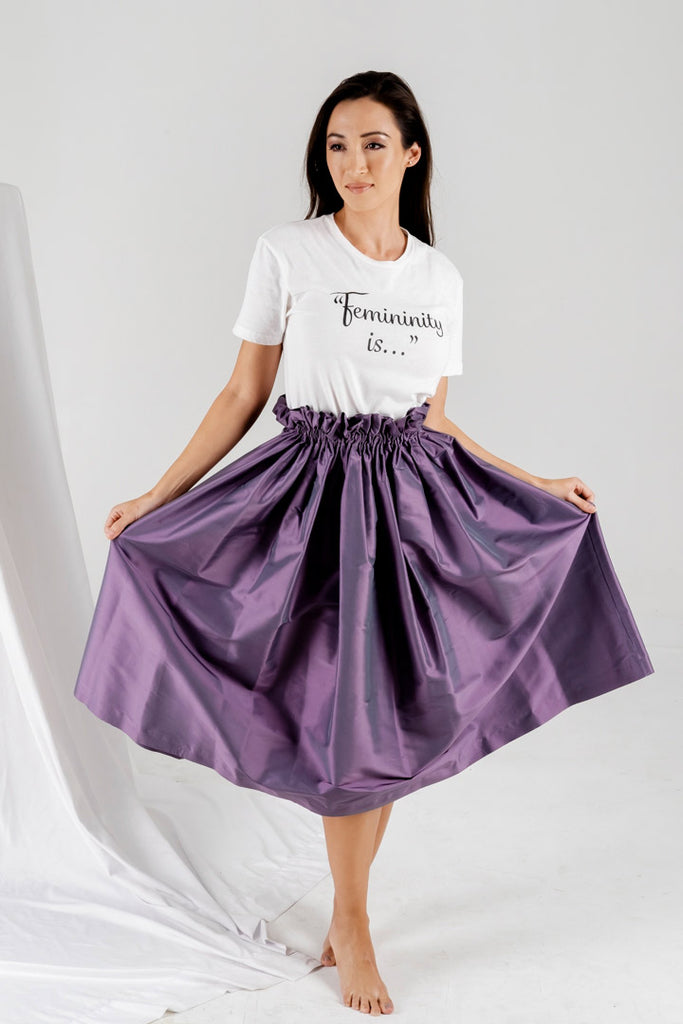 Seta Skirt Purple Femme