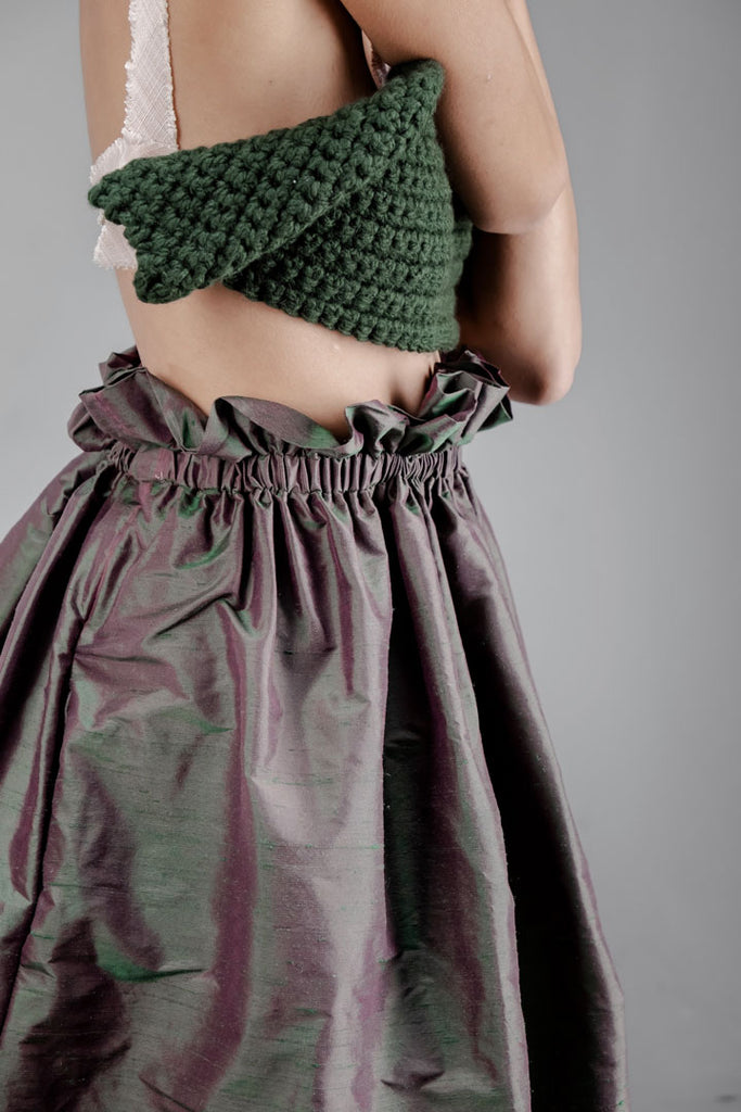 Seta Skirt Lotus Green